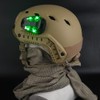 SBGJMY Tactical Helmet Signal Lights, Green and IR Strobe Light,