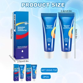 Pack of 2 Phimosis Gel, Phimosis Cream, Phimosis Ointment, Natural Ingredients, Quick and Gentle, Suitable for Adults