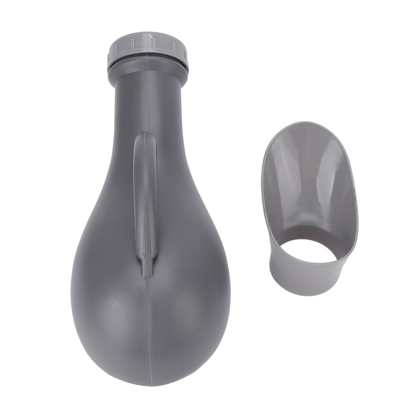 Men's Urine Bottle, Prevent Tipping Tightly Fitted Lid Handle Plastic