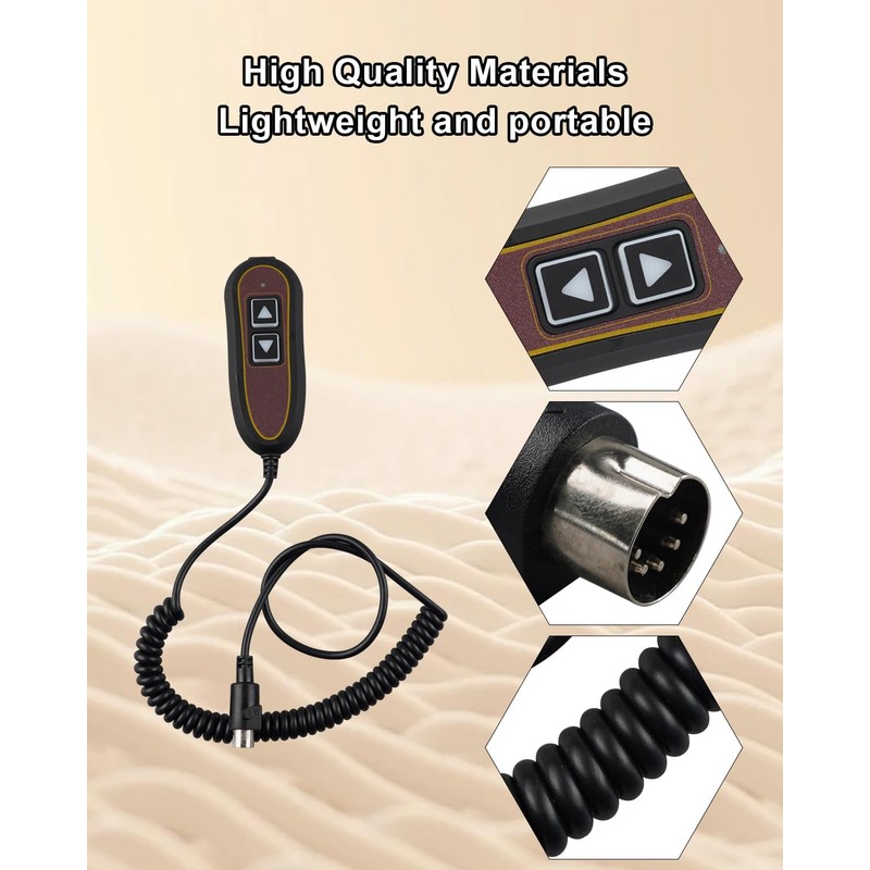 HUFEWU 2 Button 5 Pin Remote ZK1200-HC Hand Control Fit