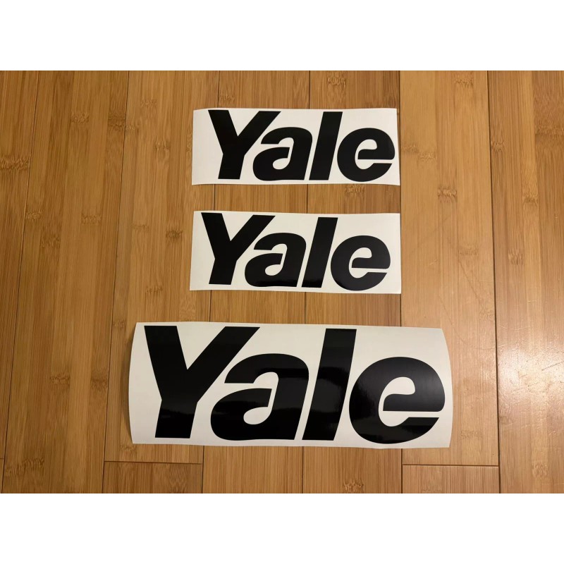 Yale Forklift Decals Stickers (SET OF 3) (8” & 12”)