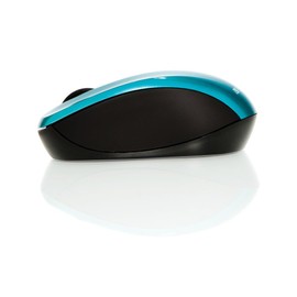 Verbatim GO NANO-Computermaus, kabellose Maus mit 3 Tasten, Funkmaus für Laptop, Notebook, PC und MAC mit 2,4 GHz-Funktechnologie und 1600 dpi, Verbindung via Nano-Receiver, Blau