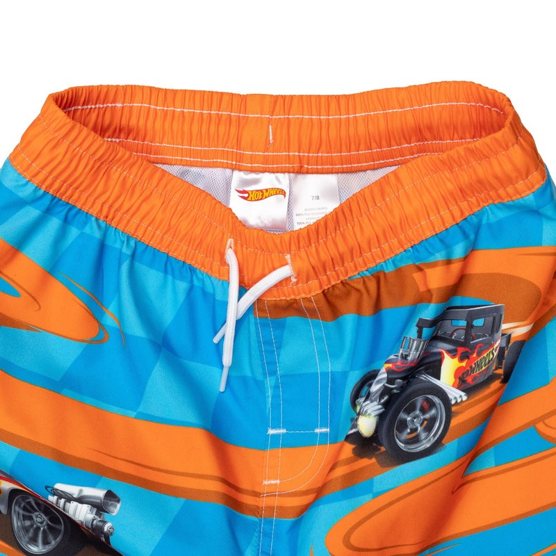Hot Wheels Little Boys UPF 50+ Pullover Rash Guard Swim