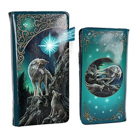 Nemesis Now B3937K8 Guidance Lisa Parker Embossed Purse 18.5cm Blue, PU