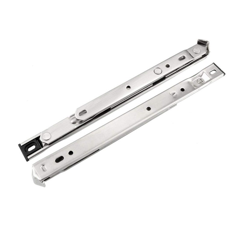 sourcing map 10-Inch Hanging/Casement Window Hinge, 202 Stainless Steel 2Pcs