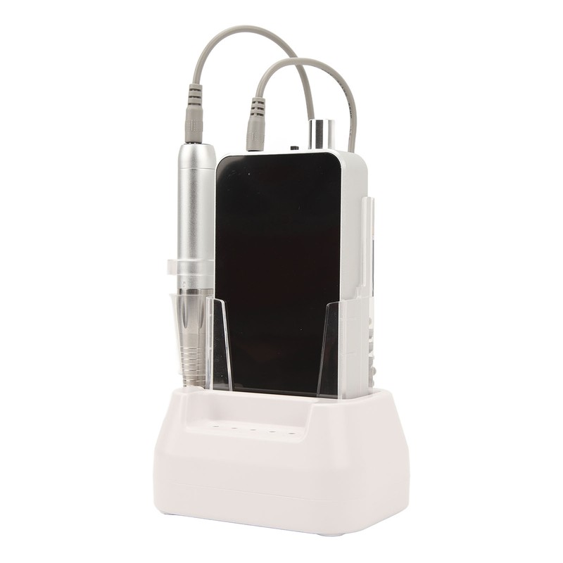 Rechargeable Manicure File 0 To 35000rpm Large Screen Display Electric