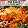 Turkey Baster with Silicone Suction Bulb, Stainless Steel Food Grade