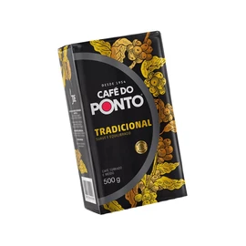 Cafe Do Ponto Tradicional Torrado e Moido 500 gr. (1.1 lb.) Brasil.