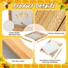 DoubleFill 3 Pcs 10 Frame Beehive Screened Bottom Board Dipped