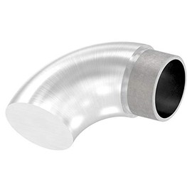 End bend 90°, flat end for plugging and gluing, for pipe 42.4 x 2.0 mm