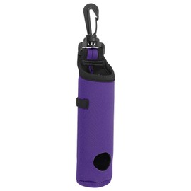 PATIKIL Golf Ball Carry Bag, Golf Tee Holder Pouch Portable Neoprene Golf Ball Holder with Clip for Men and Women Storage, Purple