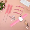 Coldairsoap 17 Pieces Hair Parting Tools Set, Included 8 Pieces