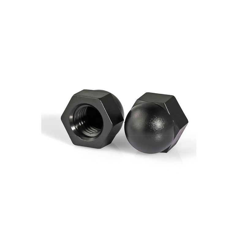 M8 Nylon Acorn Nuts, Pack of 50, Hex Nuts, Hexagon