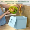 LALASTAR Kitchen Compost Bin, Hanging Trash Can with Lid for