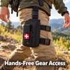 Tactical Drop Leg MOLLE Platform Pouch, 800D Nylon Thigh Rig