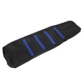 IUVWISN Motorcycle Ribbed Seat Cover for TTR 110 TTR110 TTR110E TTR 110E Dirt Pit Bike Wrap Soft Seat Cushion Covers Protection Blue