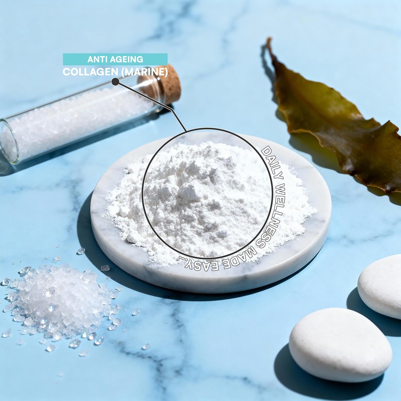 Collagen (Marine) 1000mg - Skin Anti Ageing Tissue Joints Bones
