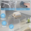 GETCK Acrylic Kids Step Stool 13" W - Water-Resistant Bathroom