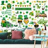 Glenmal 94 Pcs St. Patrick's Day Wall Clings Stickers Lucky