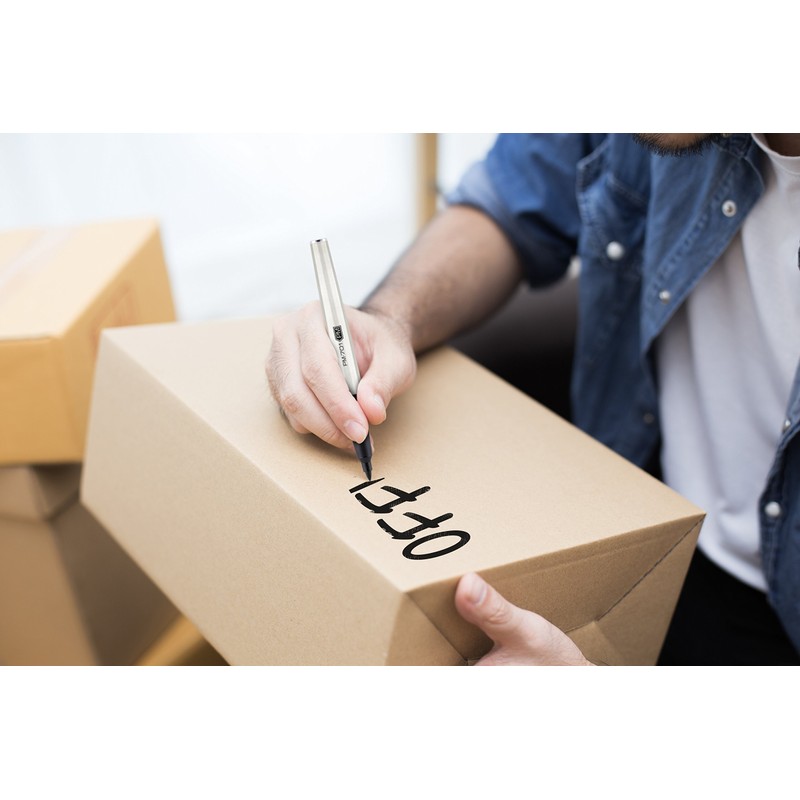 Zebra Pen PM-701 Stainless Steel Permanent Marker Refill, Fine Bullet