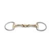 Huxlay Bros HB Joined Eggbutt Snaffle, German Silver Oval Link