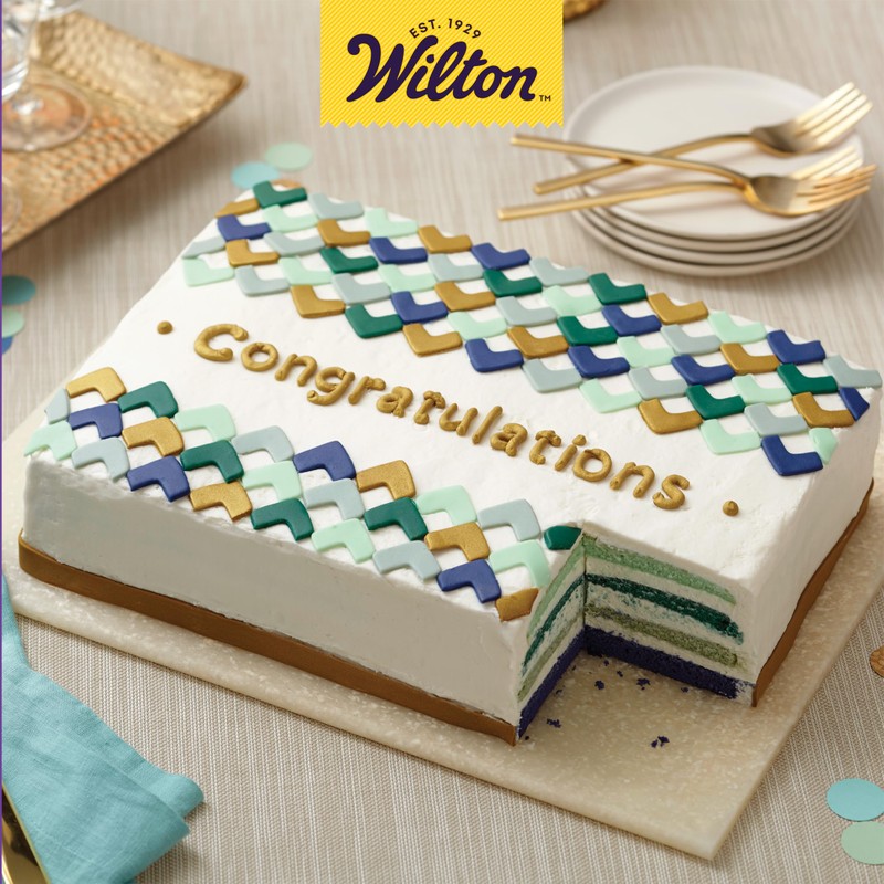 Wilton Easy Layers Sheet Cake Pan, Rectangle Sheet Pan, 2-Piece