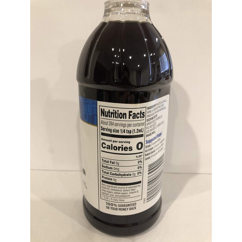 16oz First Street Pure Vanilla Extract, Pack of 1