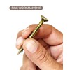 4x16mm Wood Screws,Flat Head Screws for Wood, Zinc Galvanized,Multi Purpose