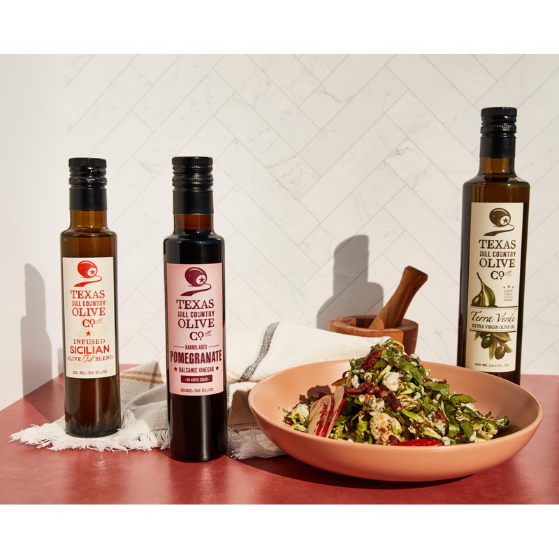 Pomegranate Balsamic Vinegar - Gourmet Barrel Aged Infused Balsamic Vinegar