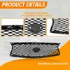YLT AUTO Front Bumper Cover Upper Grille Replacement Shroud Front