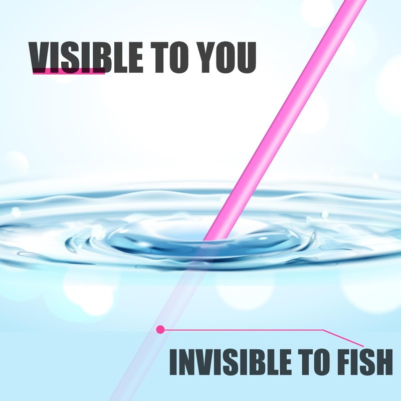 ANGRYFISH Pink PE Braided Fishing Line - High-Visibility to Anglers,