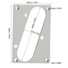 E -Gitarren -Pickup -Rahmen Einzelspulen -Pickup Montage Ring Flat Trim
