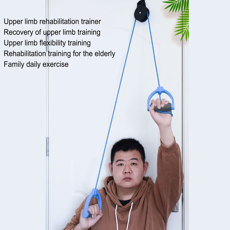 Over The Door Shoulder Pulley Improve Flexibility Arm Rehabilitation Exercise