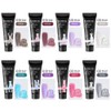8 Pack Nail Gel Kit 15ml Glitter Builder Nail Gel