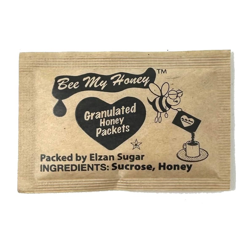 Bee My Honey Pure Granulated Honey Packets Individual Honey Crystal