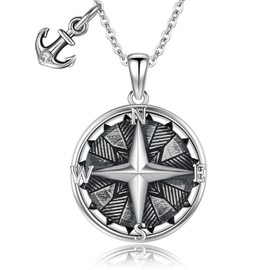 KINGWHYTE Dragon Necklace 925 Sterling Silver Celtic Knot Dragon Pendant Necklace for Men Women Boys Irish Vintage Pendant Dragon Gift, Silver