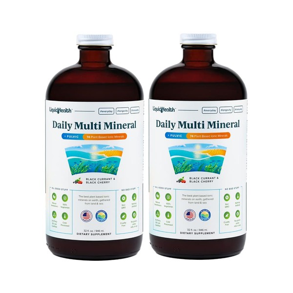 LIQUIDHEALTH 32 Oz Daily Multi Mineral, Highly Absorbable Trace Mineral