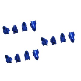 Gatuida 12pcs Tyre Valve Caps for Rims Aluminum Car Tire Chrome Caps Car Accessories