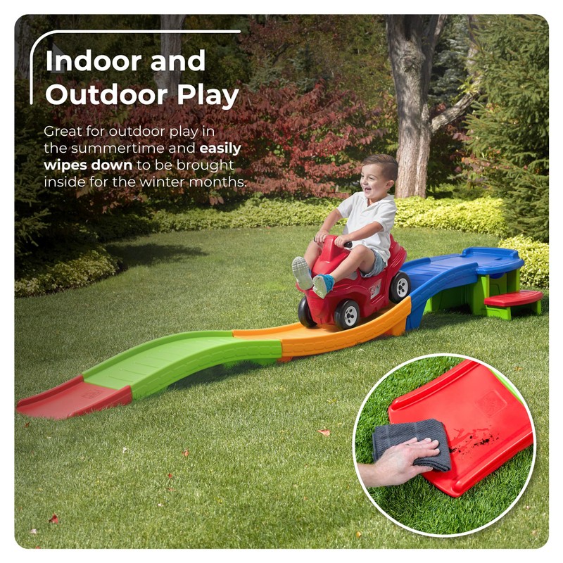 Step2 Up & Down Roller Coaster Kids Ride On Toy,