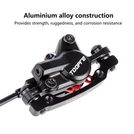 Hydraulic Bike Disc Brake Kit 160mm Disc Brake Rotor Aluminum Front Caliper Disc Brake Bike Stainless Steel Rotors with 6 Bolts