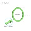METALLIXITY Split Keychain Rings (30mm/1.2inch) 24 Pcs, Round Flat Key