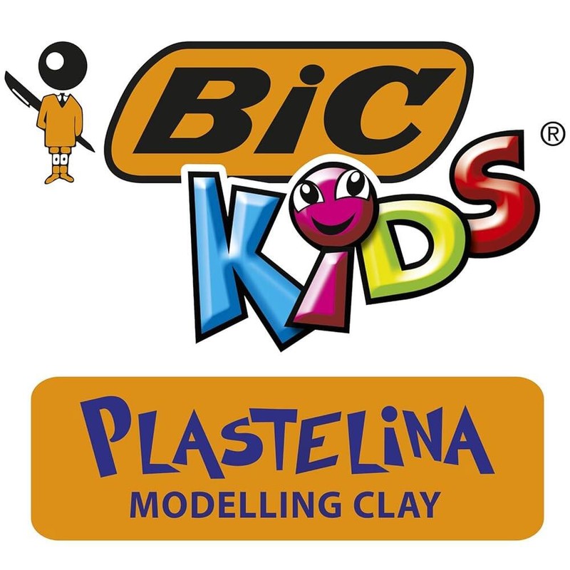 BIC 모델링 클레이 다양한 색상 12팩 1세 이상 재사용 크래프트