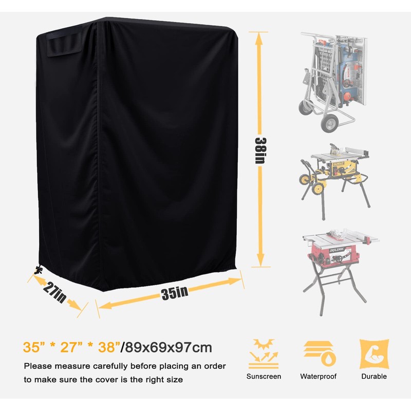 Table saw cover, High Density Waterproof Table Saw Cover, Outdoor