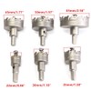 HSS Hole Saw Set, 4EVERHOPE 6 Pcs/Set Tooth Cutter Drill