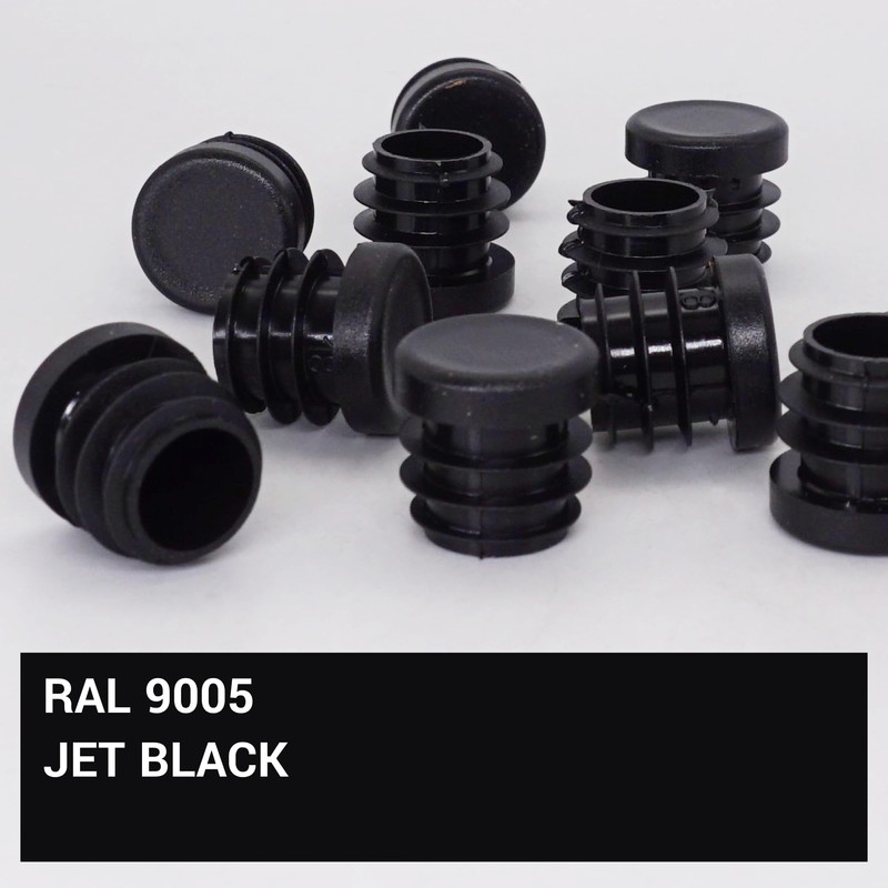 SKIR'CO (10 pcs) Round Tube Inserts 18 mm, Fence Post