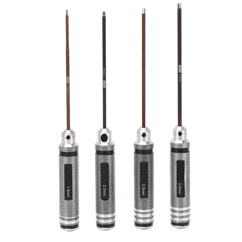 4Pcs RC Repair Screwdrivers Hex Screwdriver Kit Installation and Maintenance