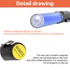 26 cm Signal Traffic Wand - LED Torch | Concert