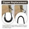 Zipper Pulls Compatible with Osprey,10PCS,Removable U Shape Zipper Pull Replacement