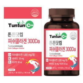 Fish Collagen 300 DA / 1250 mg x 180 tablets / Chewable type low molecular collagen / 6-month supply / Genuine / 피쉬콜라겐 300 DA  1250 mg x 180정  츄어블 타입 저분자 콜라겐  6개월분  정품