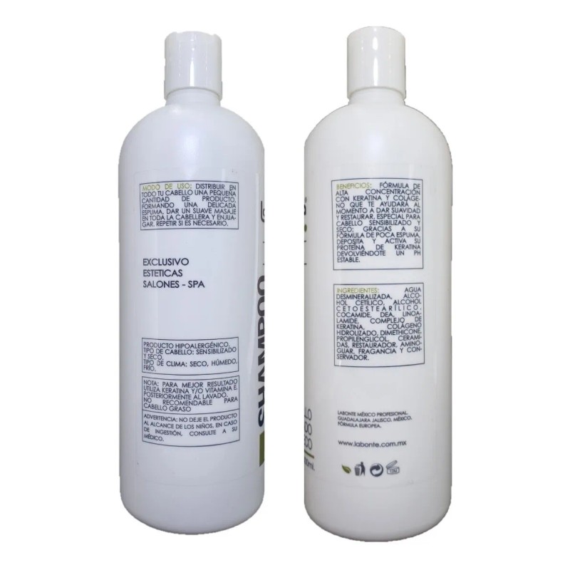 Kit Keratina Labonté Shampoo + Keratina 240ml + Vitamina 1k
